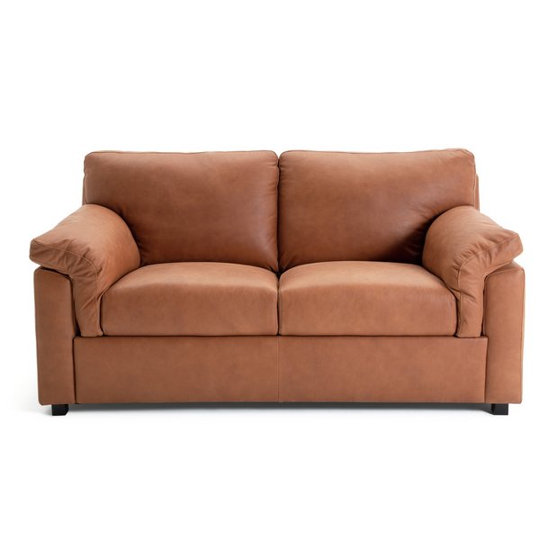 Argos tan leather deals chair