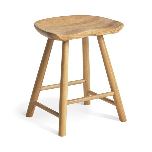 Argos wooden deals stool