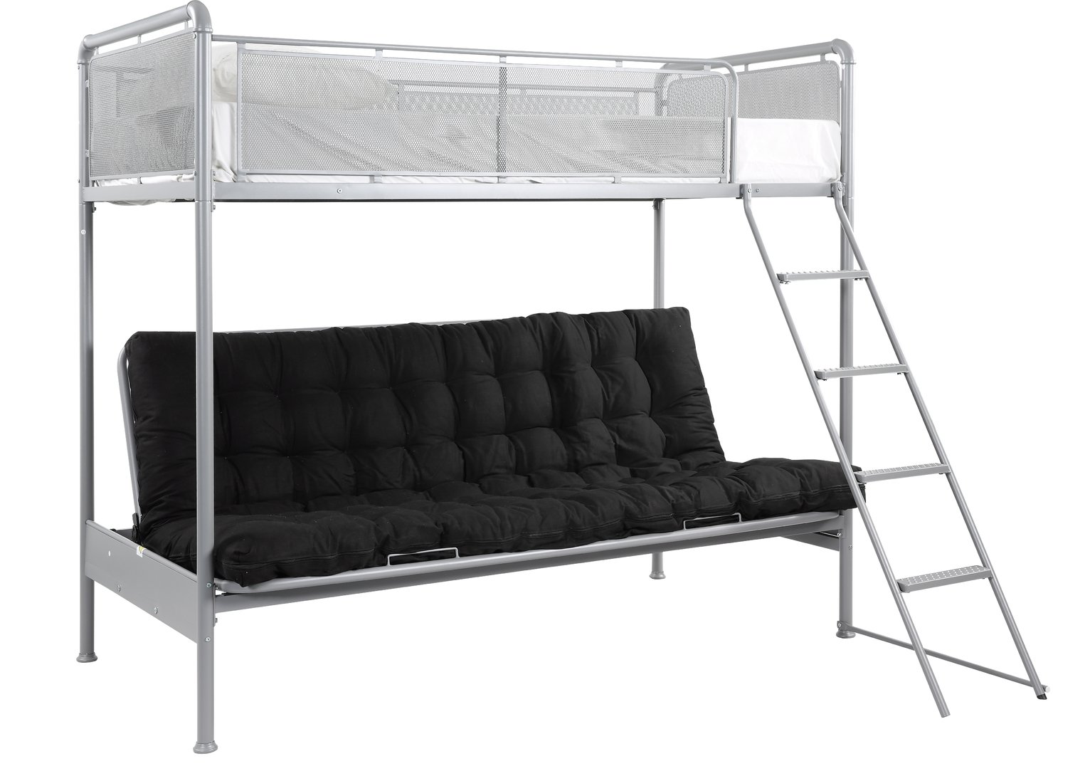 black metal futon bunk bed