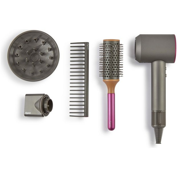 Dyson hair dryer with brush best sale