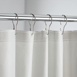 Argos Home Shower Curtain Rings - Silver