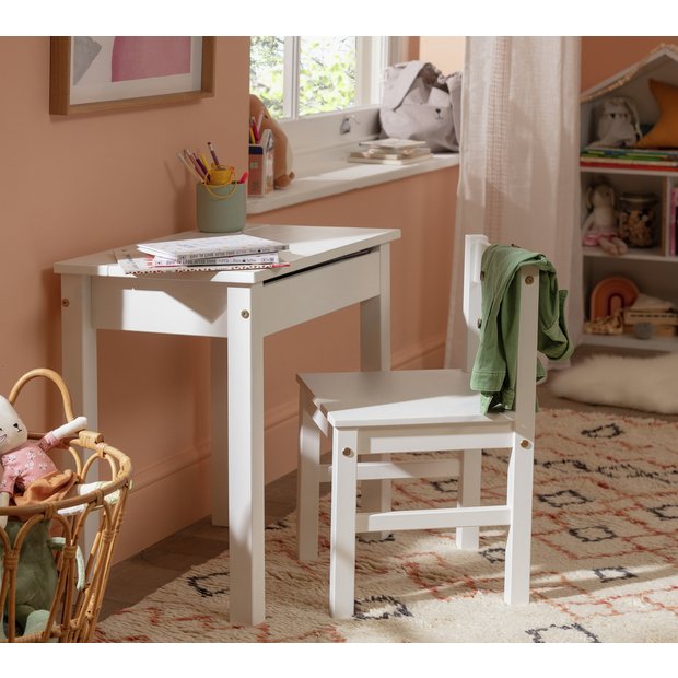 Buy Argos Home Kids Scandinavia Desk Chair White Kids desks Argos