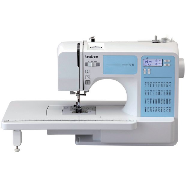 Buy Brother FS40 Sewing Machine with Extension Table - White at Argos ...