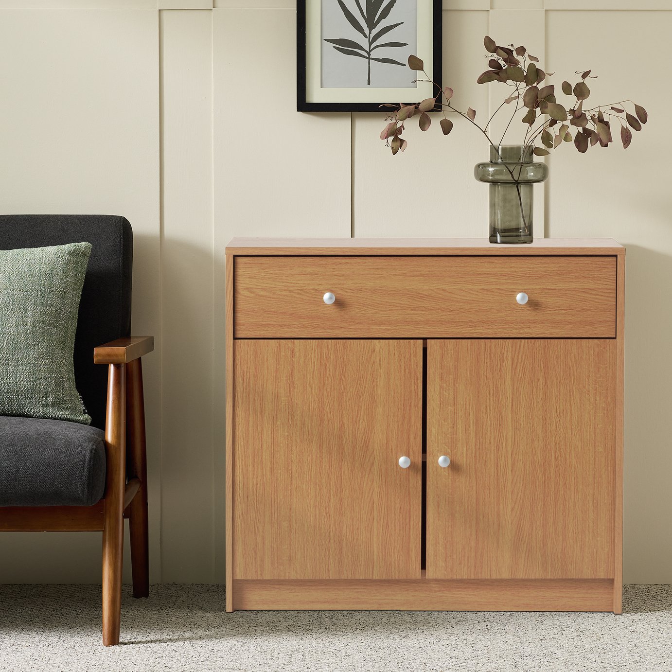 Argos Home Maine 2 Door 1 Drawer Sideboard
