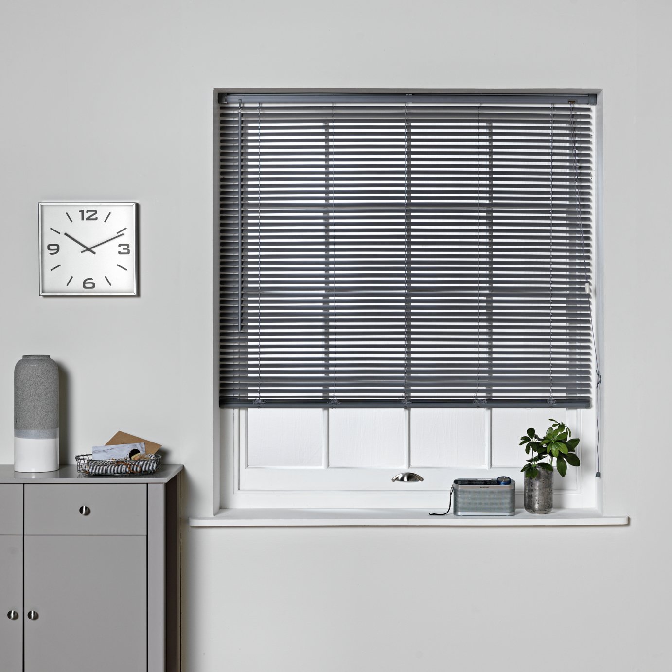 Argos Home Plastic Flint Grey Venetian Blind