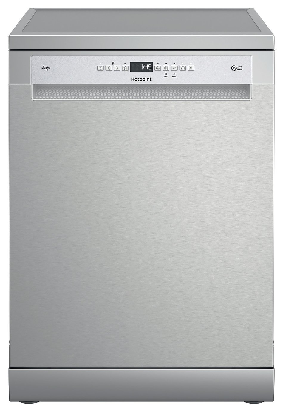 Hotpoint H7F HP43 X UK Full Size Dishwasher Stainless Steel