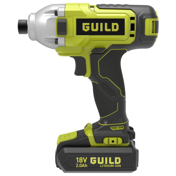 Buy Guild 2.0AH Cordless Impact Driver 18V Drills Argos