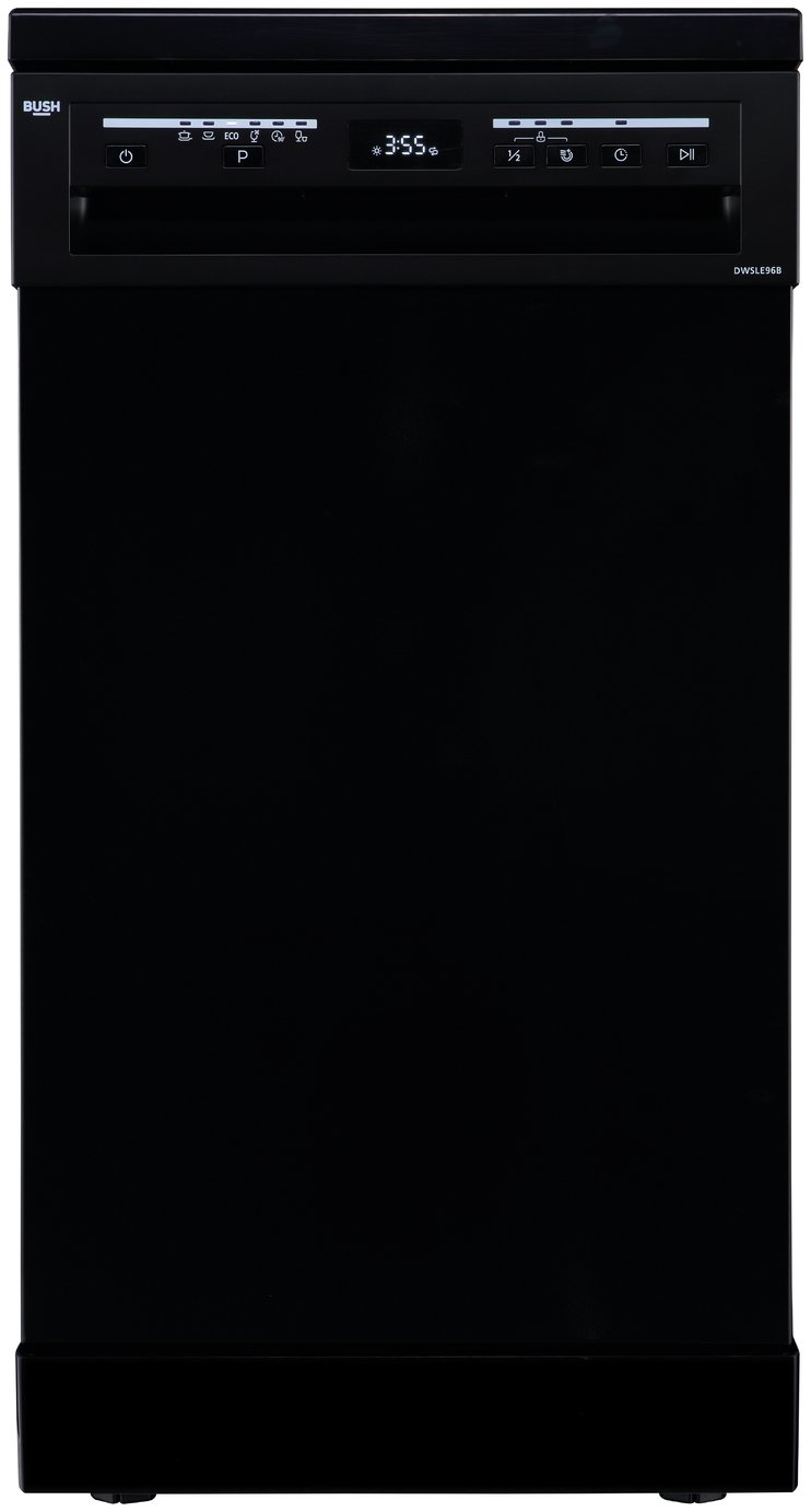 Bush DWSLE96B Slimline Dishwasher