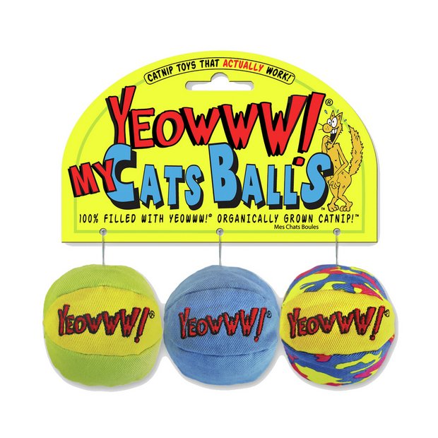 Buy Yeowww My Cat Balls 3 Piece Cat toys Argos