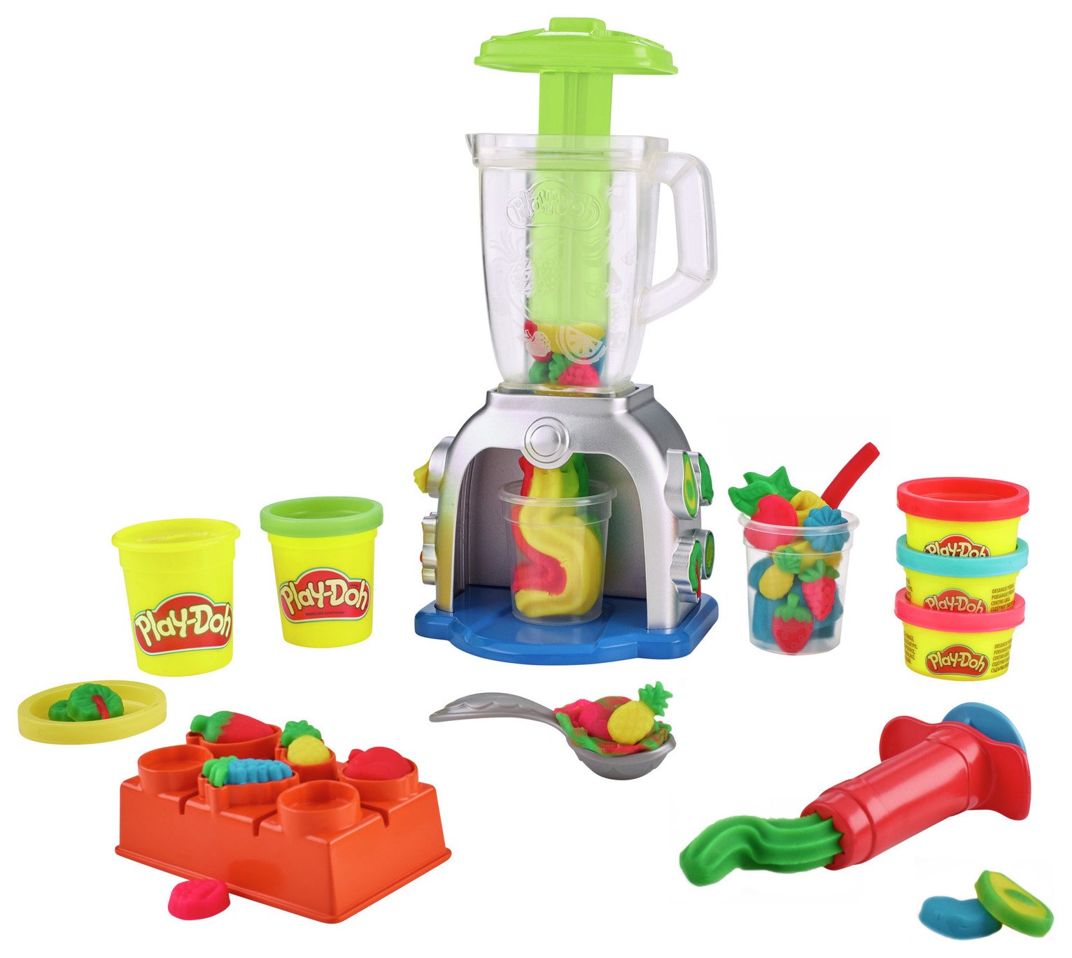 Play-Doh Swirlin' Smoothies Blender with 5 Tubs Playset