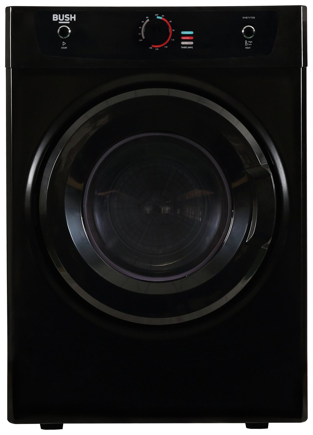 Bush DHB7VTDB 7KG Vented Tumble Dryer - Black