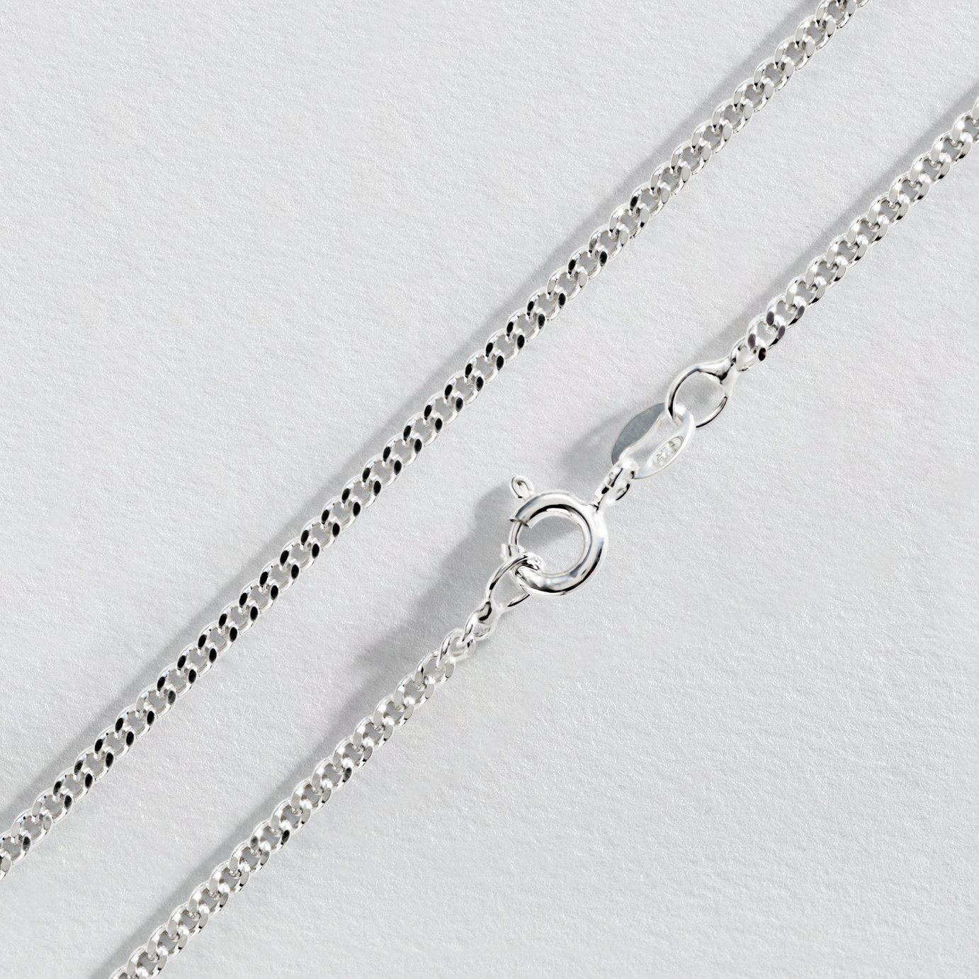 Revere Sterling Silver Curb Chain 24 Inch