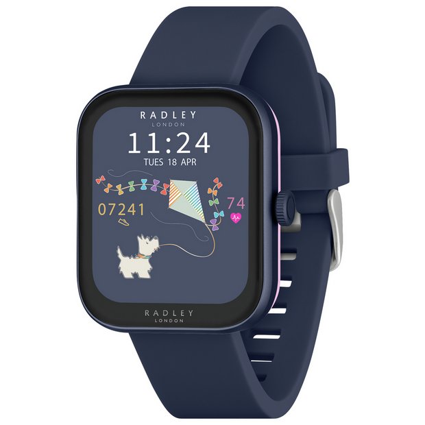 Buy Radley Series 32 Navy Silicone Strap Smart Watch Fitness and activity trackers Argos