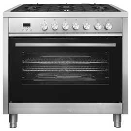 Bush BRC90DFSS 90cm Dual Fuel Range Cooker - Stainless Steel