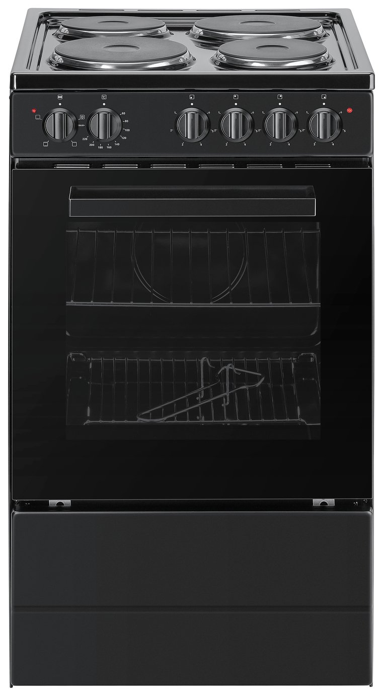 Bush BESAW50B 50cm Freestanding Electric Cooker - Black