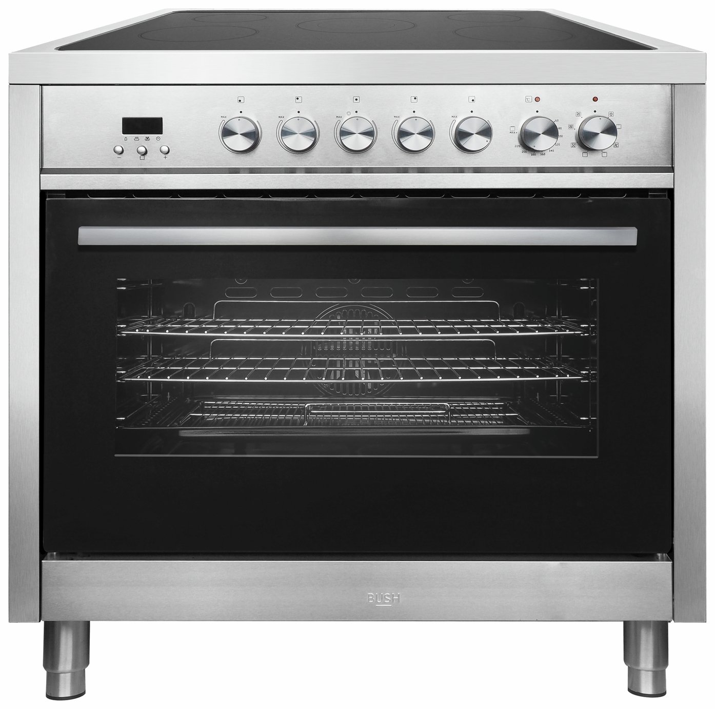 Bush BRCP90ESS 90cm Electric Range Cooker - Stainless Steel