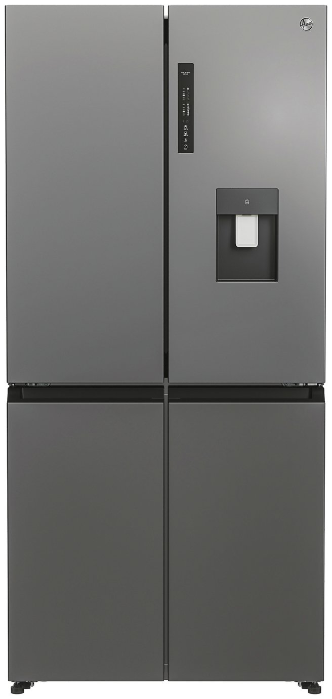 Hoover HHCR3818EWPL American Fridge Freezer - Grey
