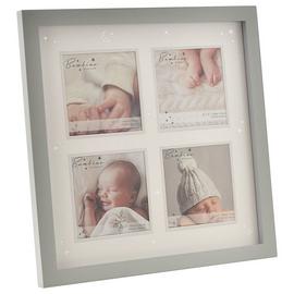 Bambino Little Star Baby Milestone Cards Frame -Grey-30x30cm