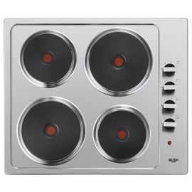 Bush RL60SPH Electric Solid Plate Hob - Stainless Steel