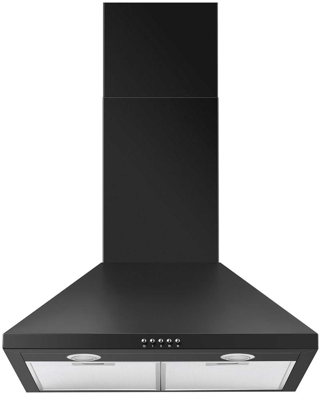 Bush BCH60B 60cm Chimney Cooker Hood - Black