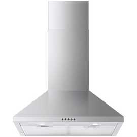 Bush BCH60B 60cm Chimney Cooker Hood - Stainless Steel