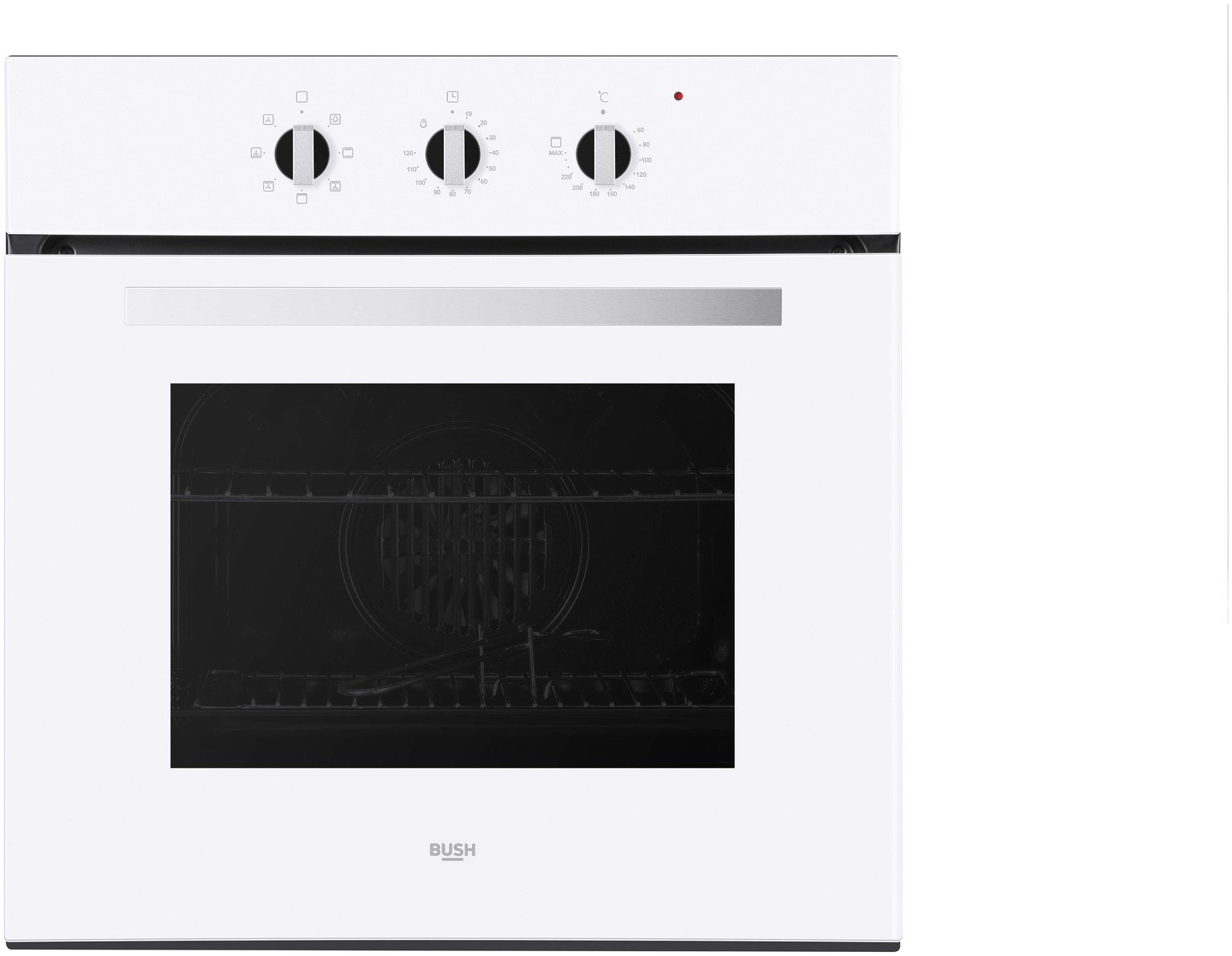 Bush BIBFOWAX Single Electric Oven - White
