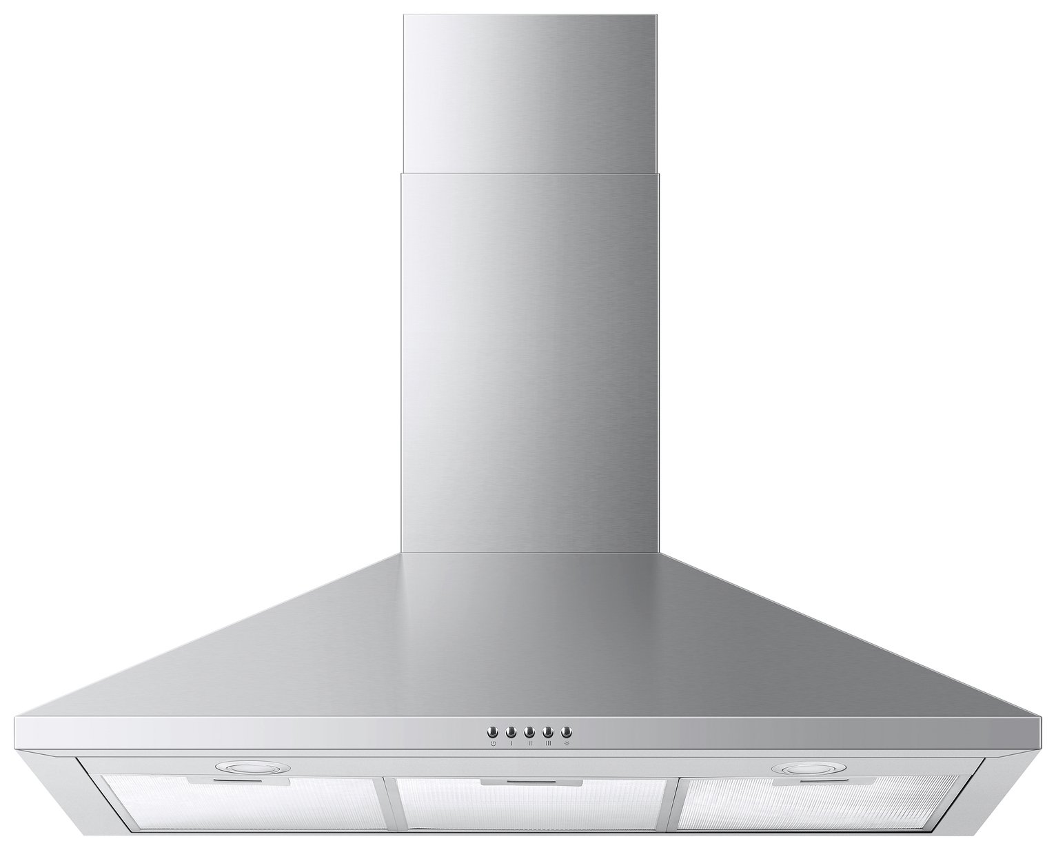 Bush BCH90SS 90cm Chimney Cooker Hood - Stainless Steel