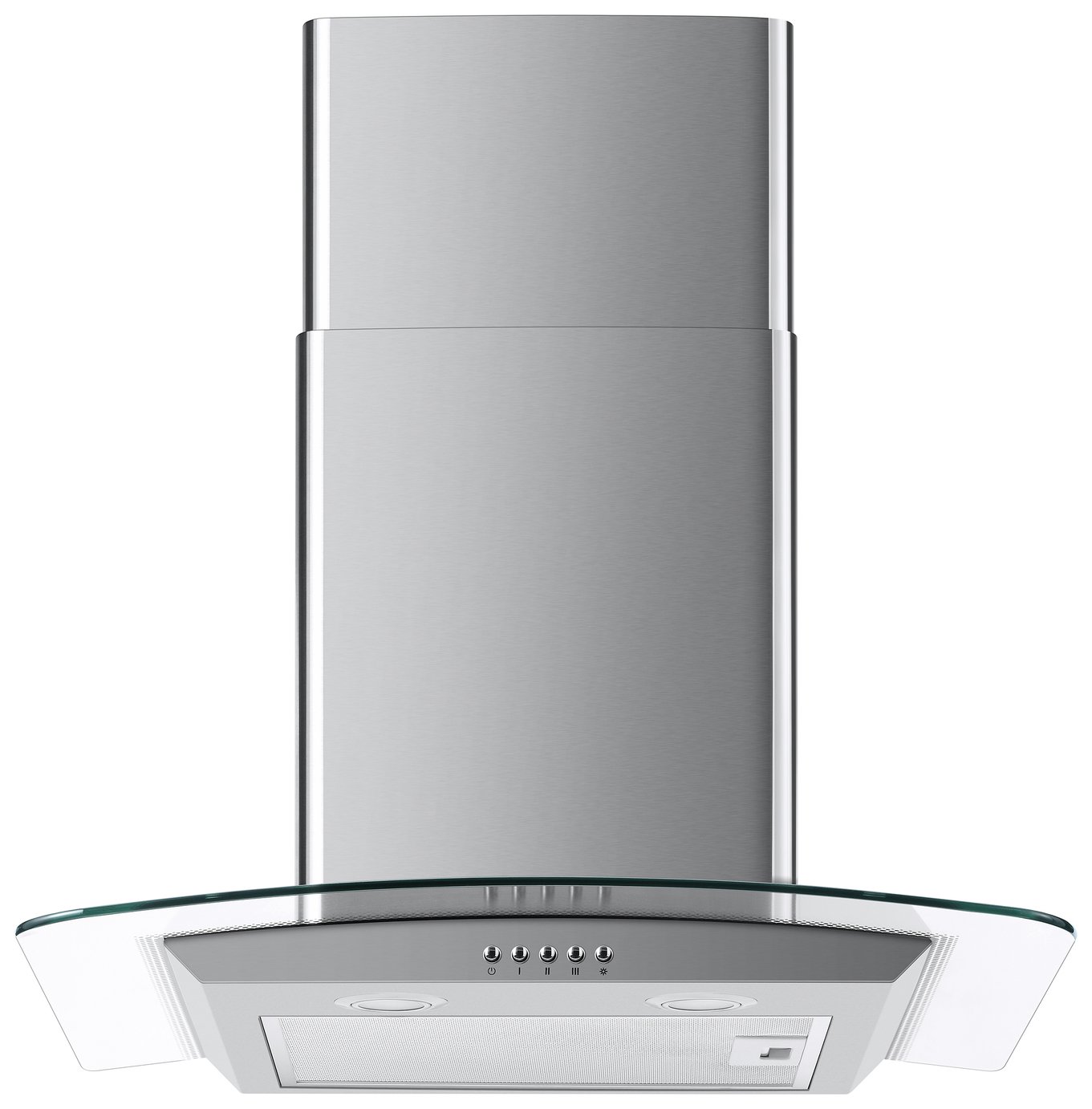 Bush BGH60SS 60cm Chimney Cooker Hood - Stainless Steel