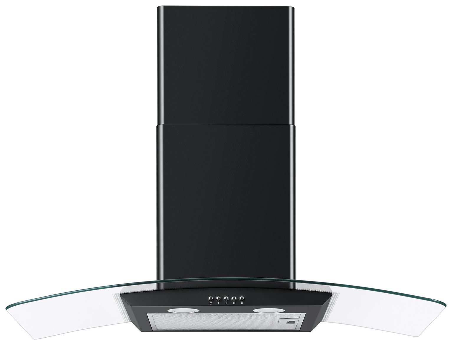 Bush BGH90BE 90cm Cooker Chimney Hood - Black