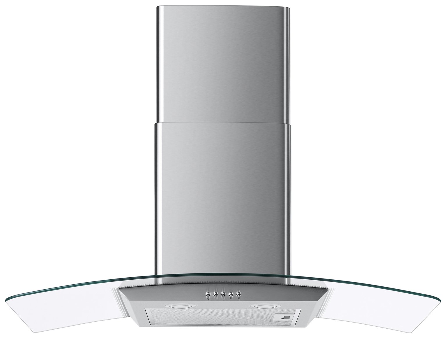 Bush BGH90SS 90cm Chimney Cooker Hood - Stainless Steel