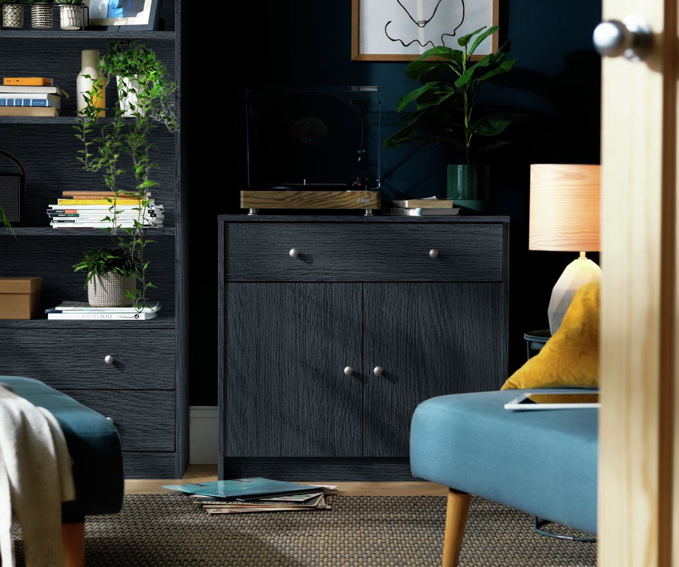 Argos Home Maine 2 Door 1 Drawer Sideboard