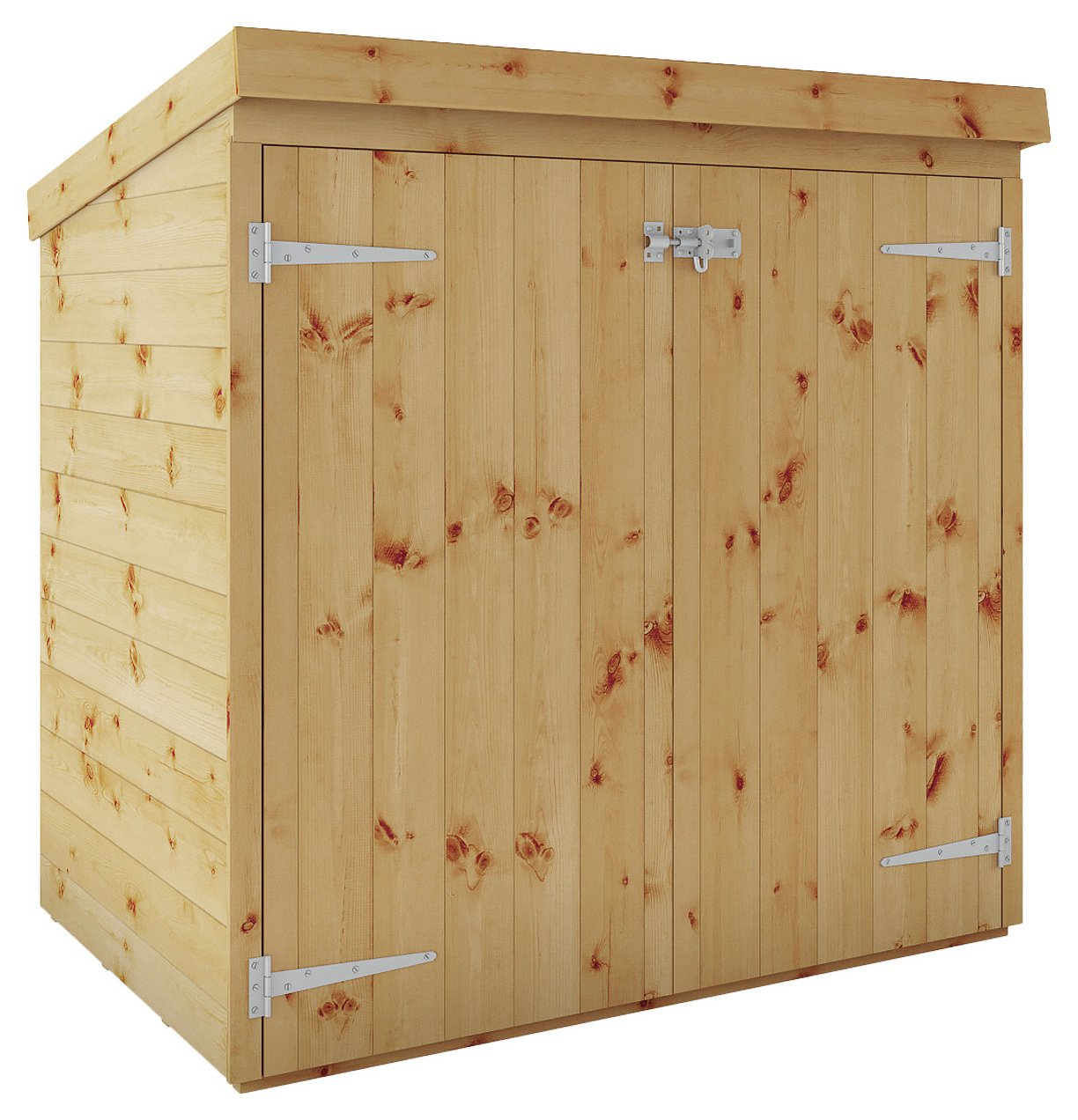Mercia Tongue and Groove Pent Mower Store - 3 x 5ft