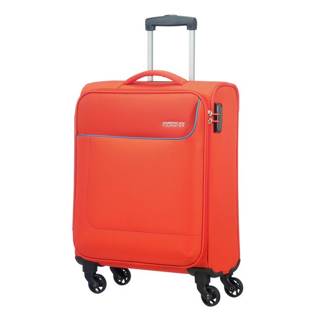 Bungalow Forvent det Indtægter Buy American Tourister Funshine Soft Cabin Suitcase - Orange | Suitcases |  Argos