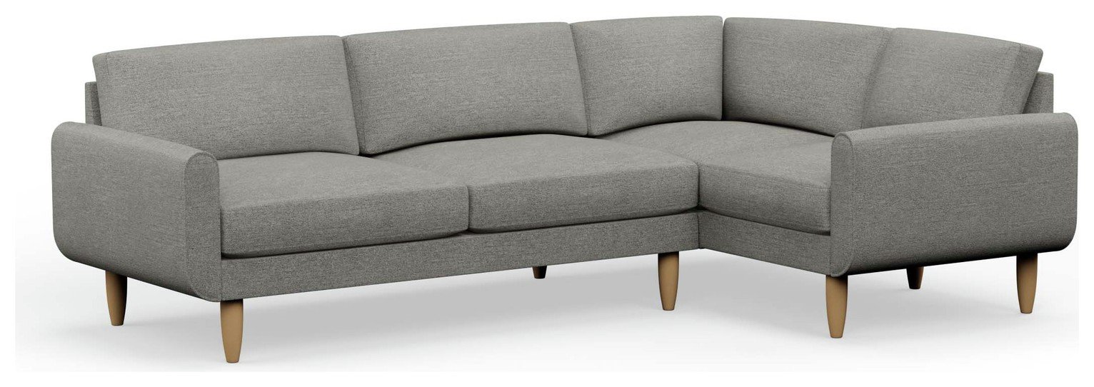Hutch Slim Reversible Round Arm 5 Seater Sofa