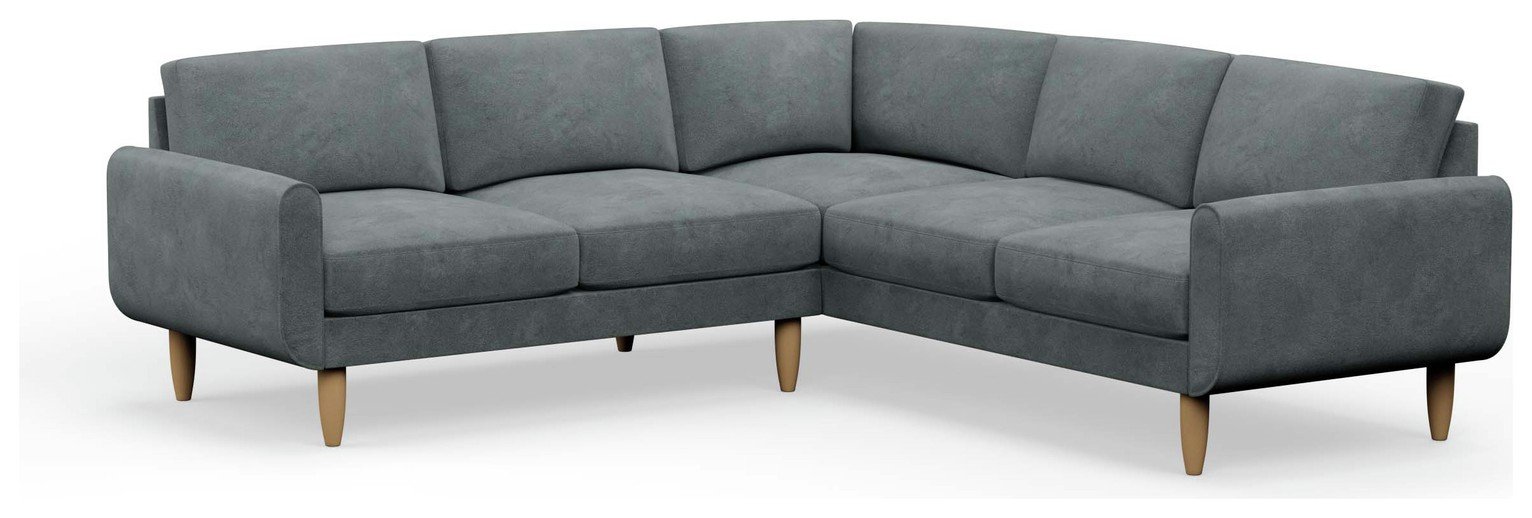 Hutch Plus Round Arm 5 Seater Corner Sofa