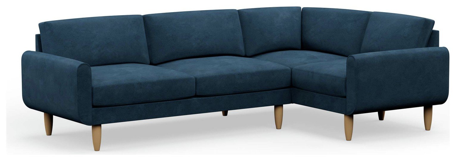 Hutch Slim Reversible Round Arm 5 Seater Sofa