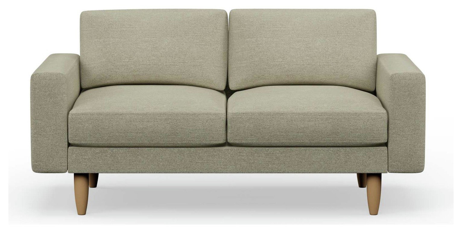 Hutch Block Arm 2 Seater Sofa