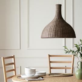 Buy Habitat Bamboo 2 Tier Pendant Shade Black Lamp shades