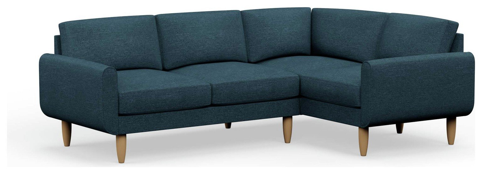 Hutch Round Arm 4 Seater Corner Sofa