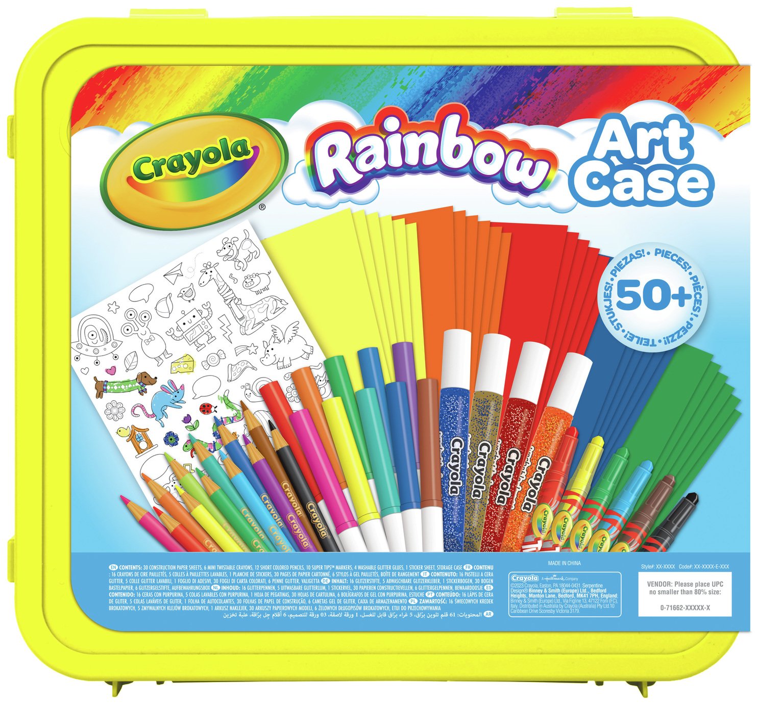 Crayola Rainbow Art Case
