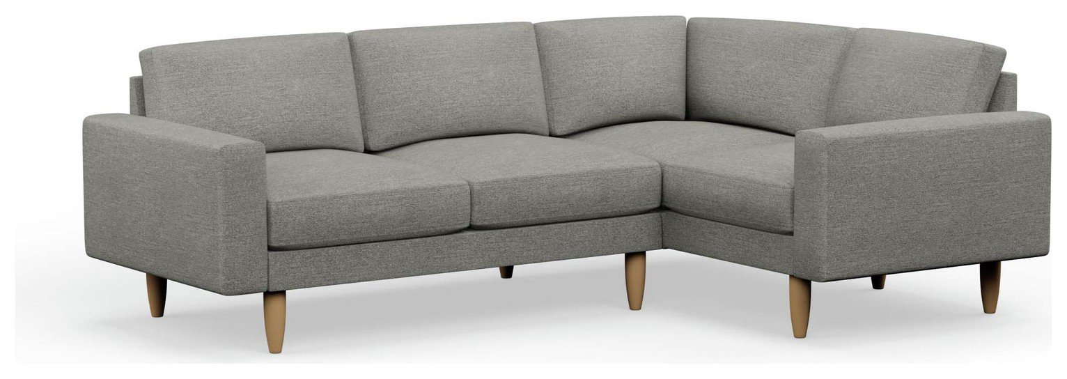 Hutch Block Arm 4 Seater Corner Sofa