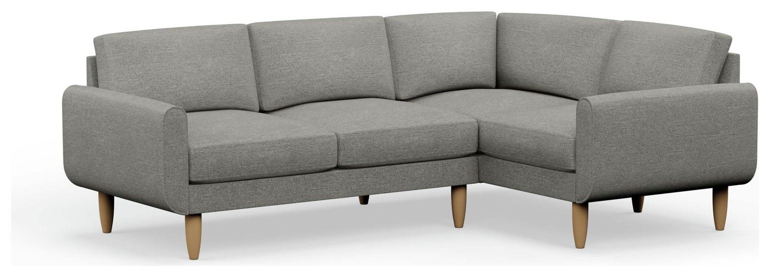 Hutch Round Arm 4 Seater Corner Sofa