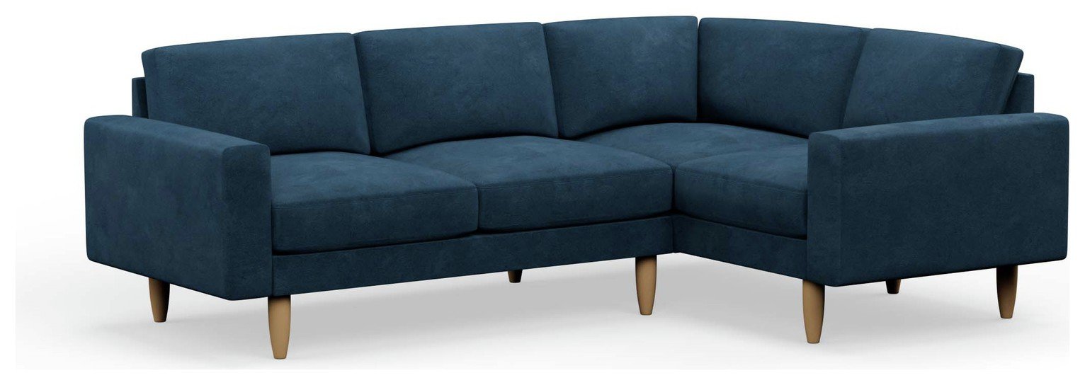 Hutch Block Arm 4 Seater Corner Sofa
