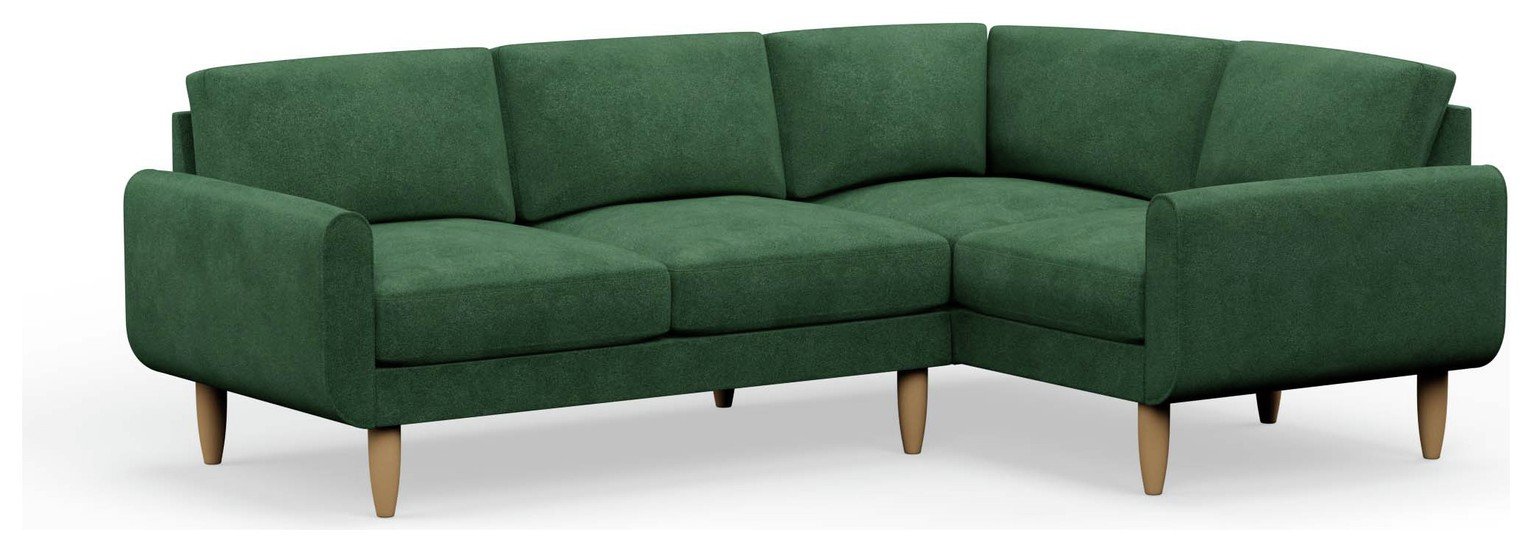 Hutch Round Arm 4 Seater Corner Sofa