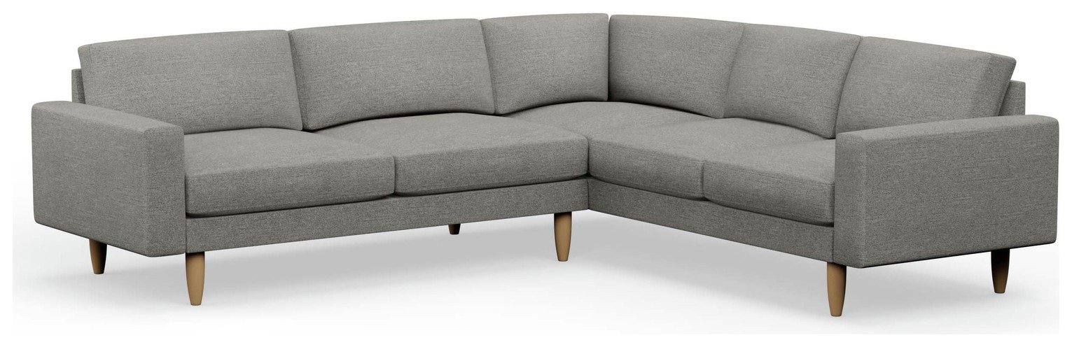 Hutch Block Arm 6 Seater Corner Sofa