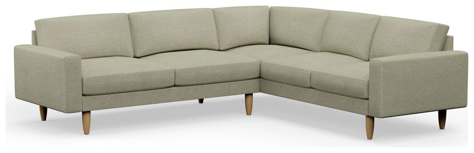 Hutch Block Arm 6 Seater Corner Sofa