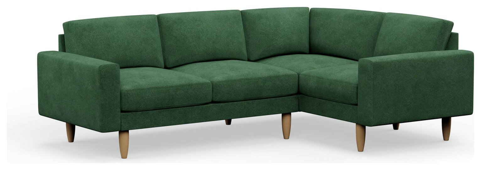 Hutch Block Arm 4 Seater Corner Sofa