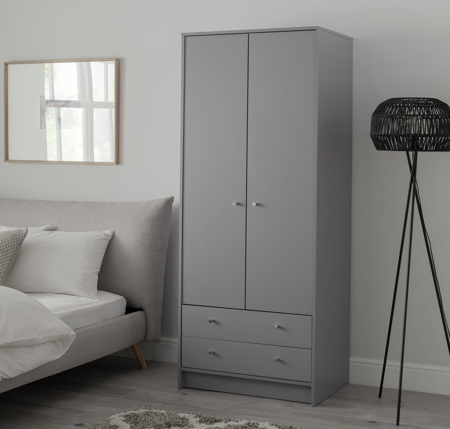 Argos Home Malibu 2 Door 2 Drawer Wardrobe