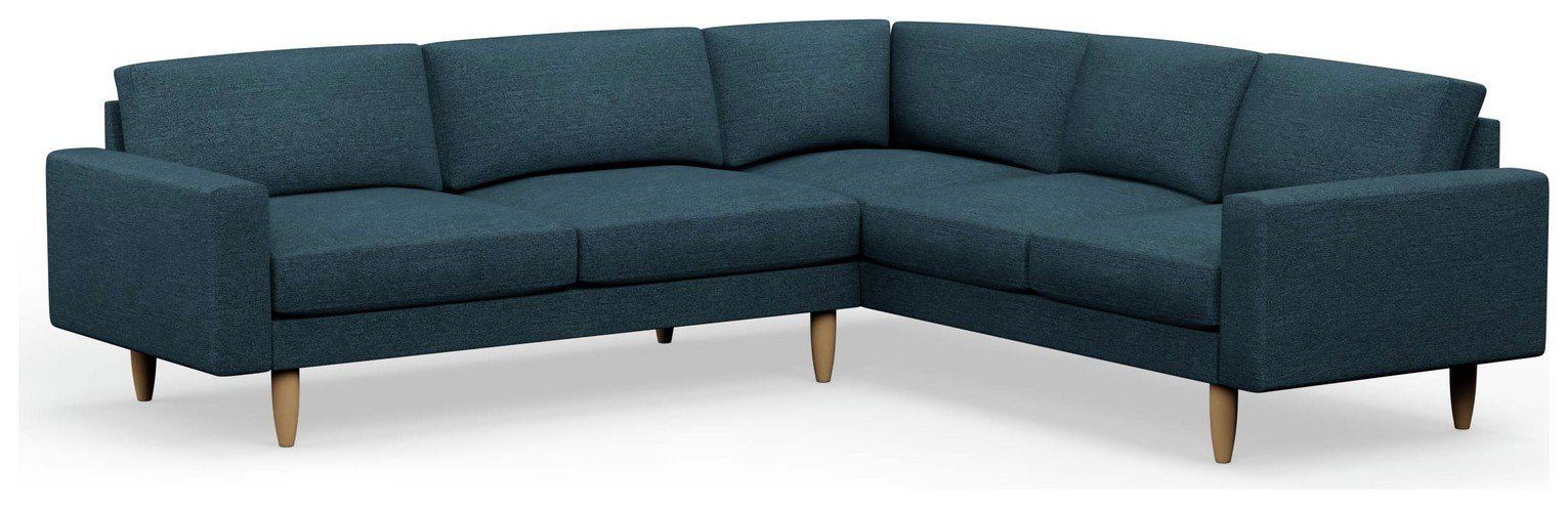 Hutch Block Arm 6 Seater Corner Sofa