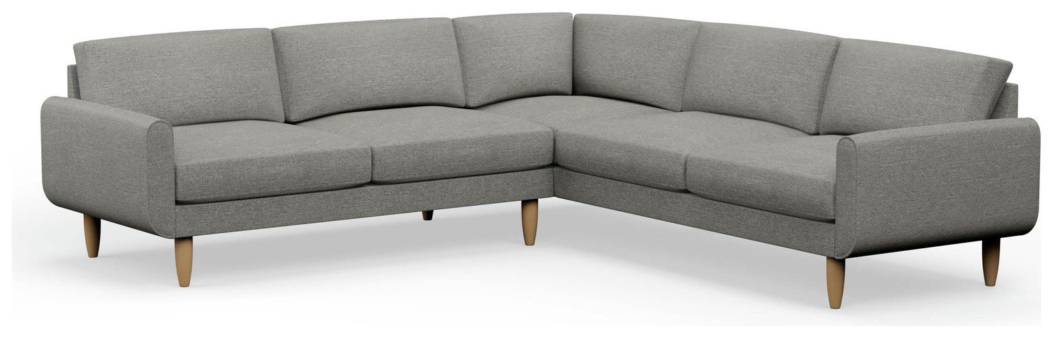 Hutch Round Arm 7 Seater Corner Sofa
